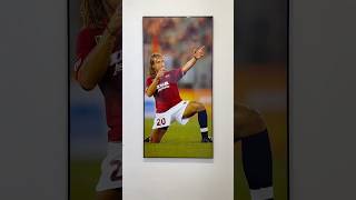 The charm of football #God of War #Batistuta #baggio #football #painting #decoration #art #usa