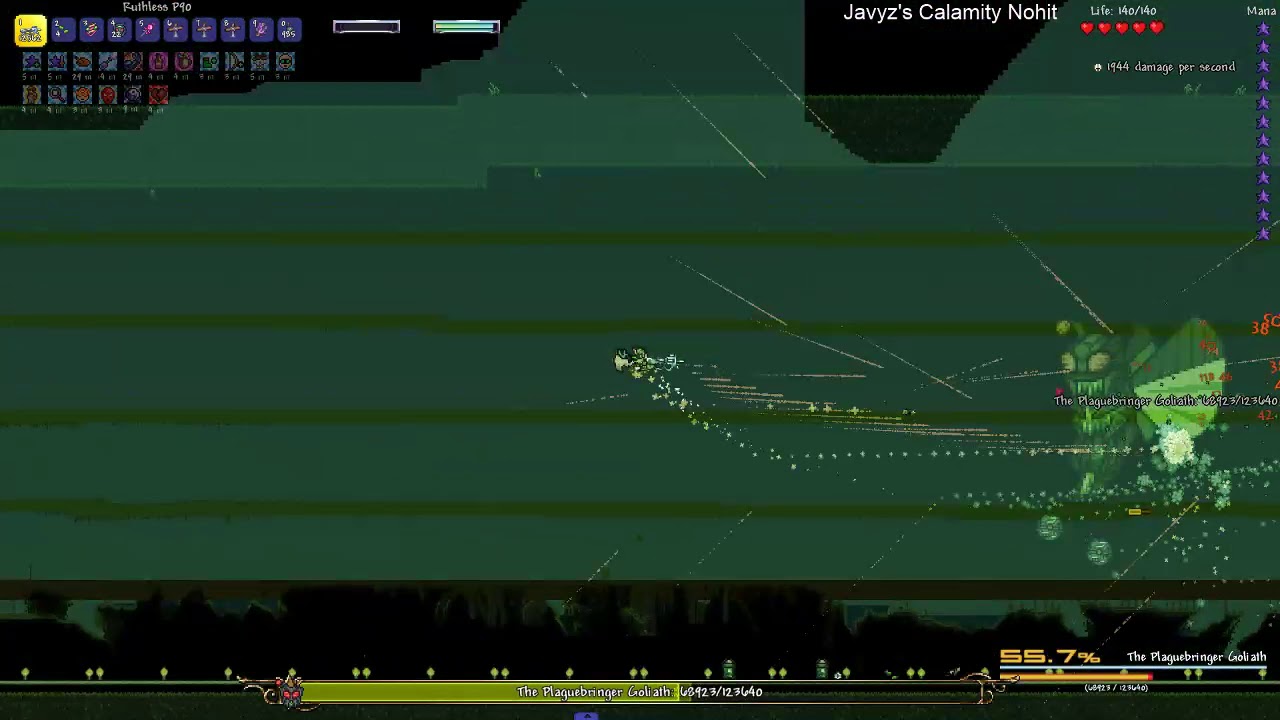 Схема игры за воина каламити