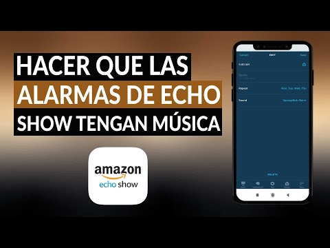 ¿Cómo hacer que las alarmas de ECHO SHOW tengan música como tonos?