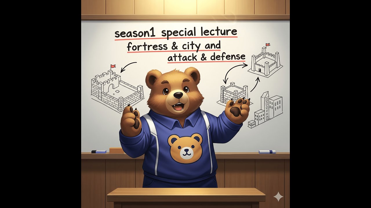 리메이크 시즌1 특강 요새&도시 / 공격과 방어 초반 횡설수설.