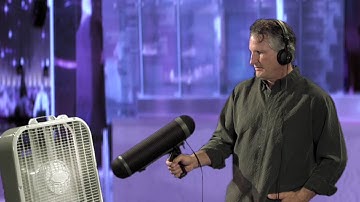 Shotgun microphone Wind Protection with "deadcat"