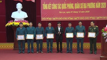 Hội nghị tổng kết công tác Quốc phòng – Quân sự địa phương năm 2020