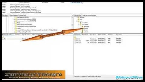 Subir plugins mediante FTP a WordPress filezilla
