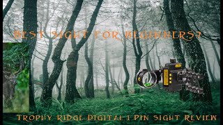 The best sight for new bow hunters! Trophy Ridge Digital React Single Pin Review 2025(Not Sponsored)