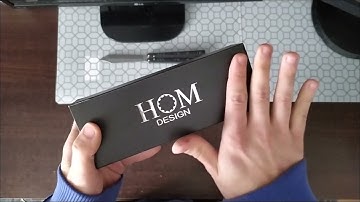 HOM Design G10 Basilisk-R ASMR Unboxing (Butterfly knife ASMR)