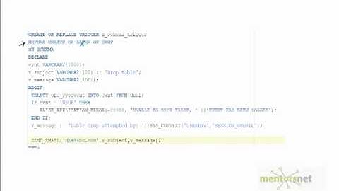 How to trigger a schema related event