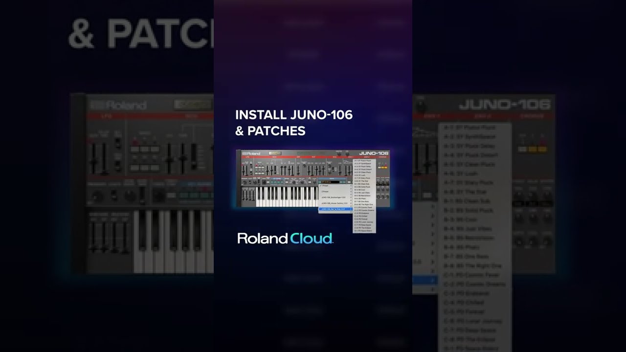 Fastest way to get JUNO106 Synth and all Patches! YouTube