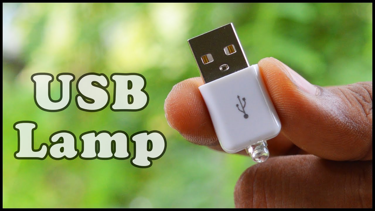 How to make a USB Led Light , DIY Mini LED Night Lamp ...