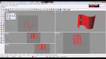Paper Models Creation in Rhinoceros 4 in Russian - Lesson 05 (part 7/11)