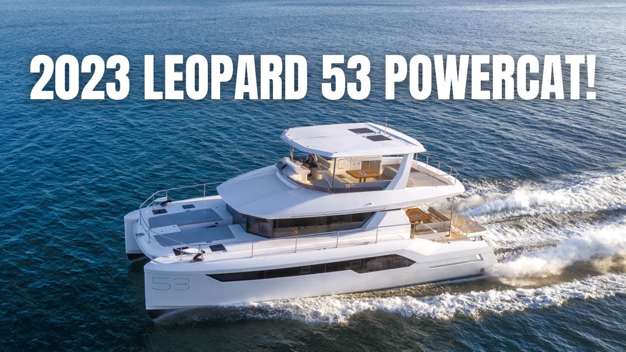 2023 Leopard Powercat 53 Flybridge Tour | Boating Journey