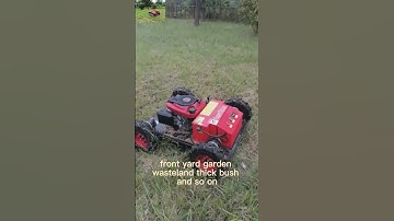 petrol electric battery walking speed 0~6Km/h remotely controlled brush cutter