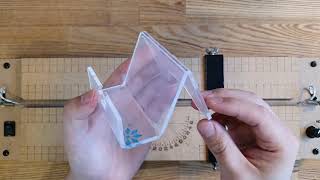 Make Acrylic Bending Business card stand. 아크릴밴딩 명함거치대 만들기