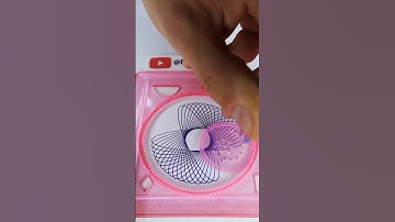 How many rotations did the pen make in total? ?? #Spirograph #2024 #shorts