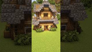 Minecraft Wooden Starter House Build #minecraft