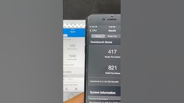 GEEKBENCH Score iPhone 7 vs iPhone 6s!