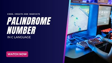C Program to Check whether a Number is Palindrome or not|| Reverse of a number || C Tutorials