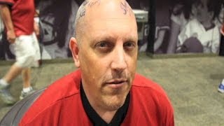 D-backs fan has head signed for good luck