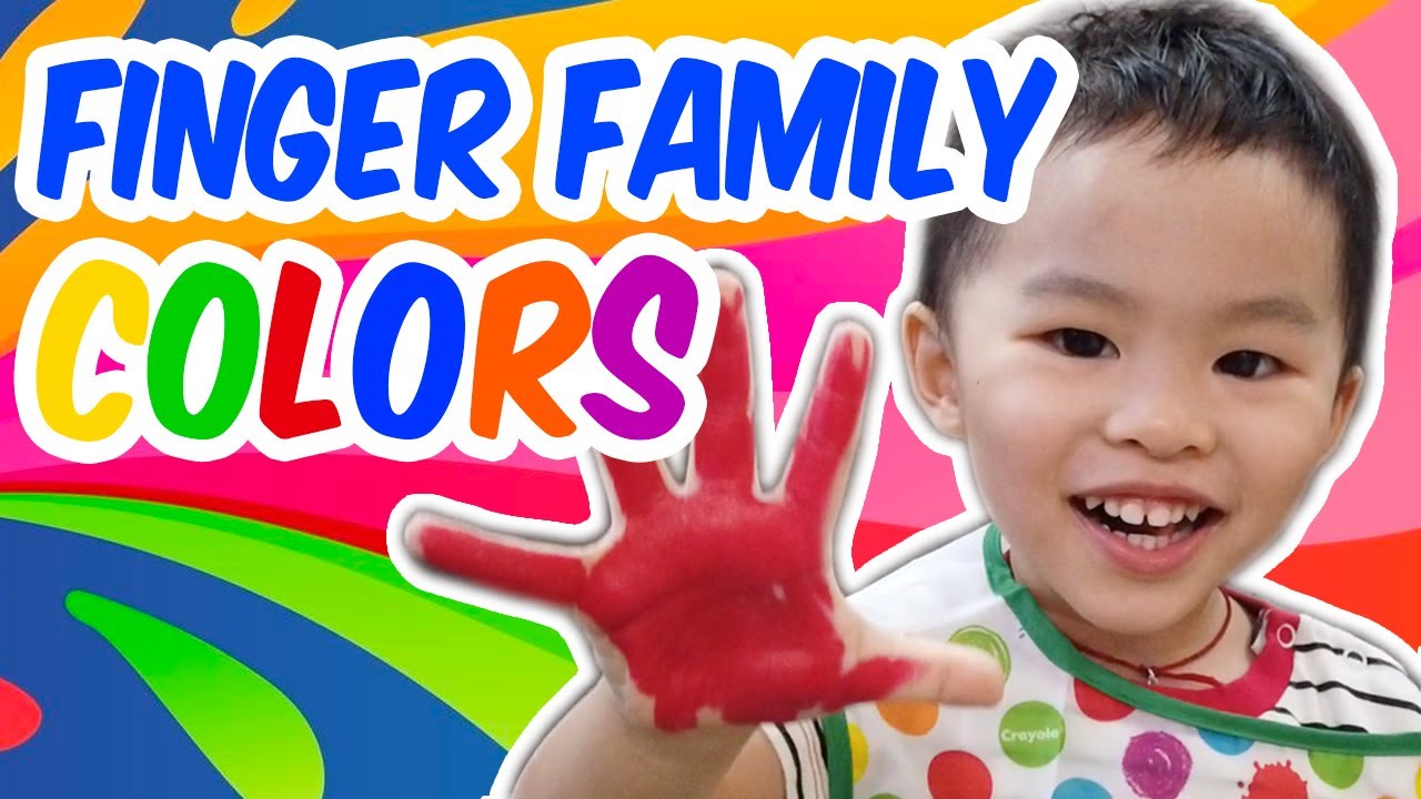 Finger Family Colors - Learn Colors with the Finger Family Nursery ...