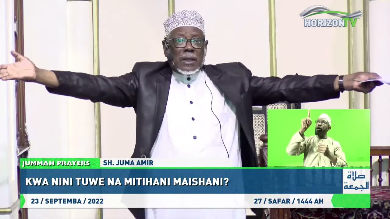 🔴 Kwa Nini Tuwe na Mitihani Maishani? | Sh. Juma Amir | Jummah LIVE | Jamia Mosque