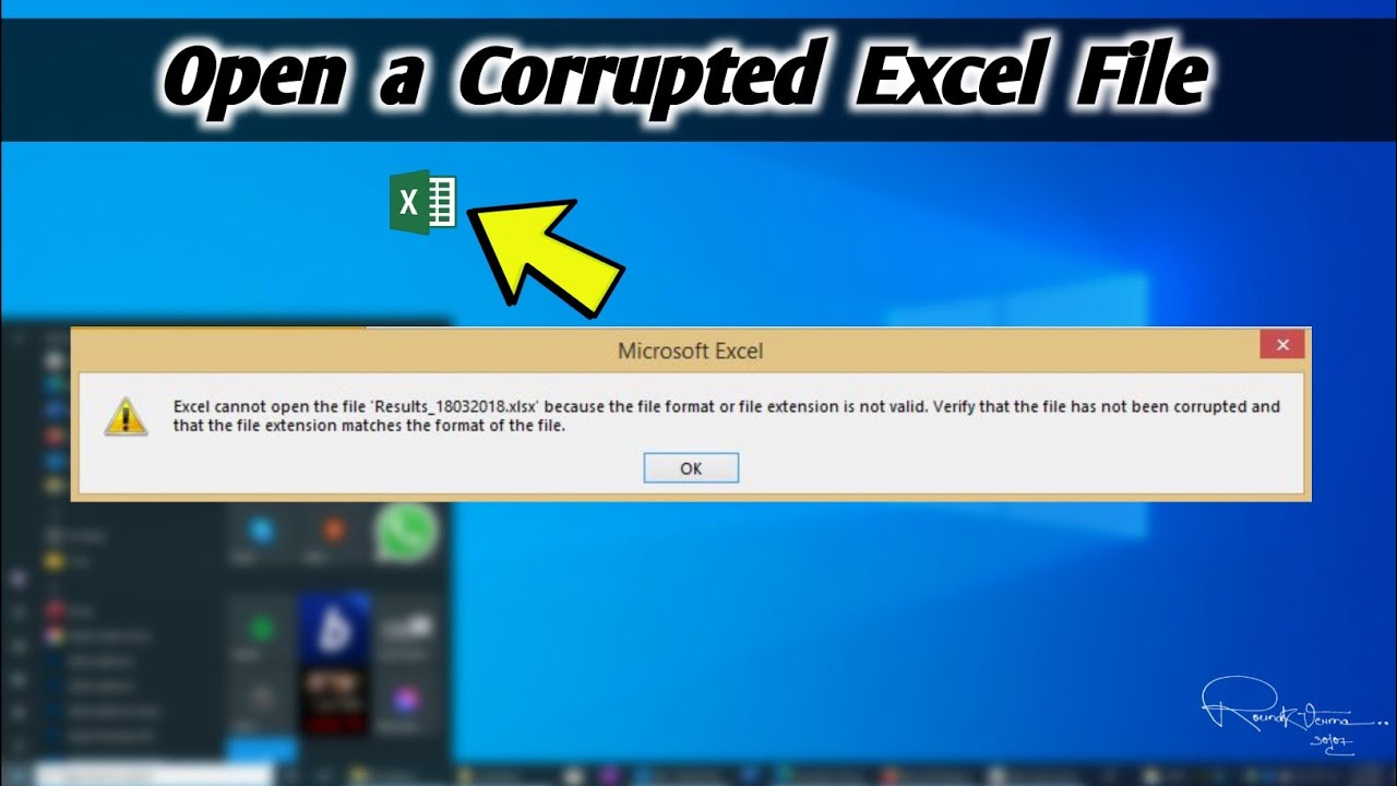 Fix Excel Error: Cannot Open .xlsx File | 100% Working Solution!