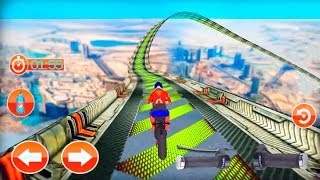 Impossible Crazy Bike Stunt Racing Drive 3D Android Gameplay 2019 screenshot 3