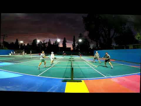 Bad Pickleball High Level Rec 5.0+ Jeff Warnick Brandon Kramer Matt Baca Derek Shearer 3 Games!