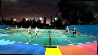 Bad Pickleball High Level Rec 5.0+ Jeff Warnick Brandon Kramer Matt Baca Derek Shearer 3 Games!