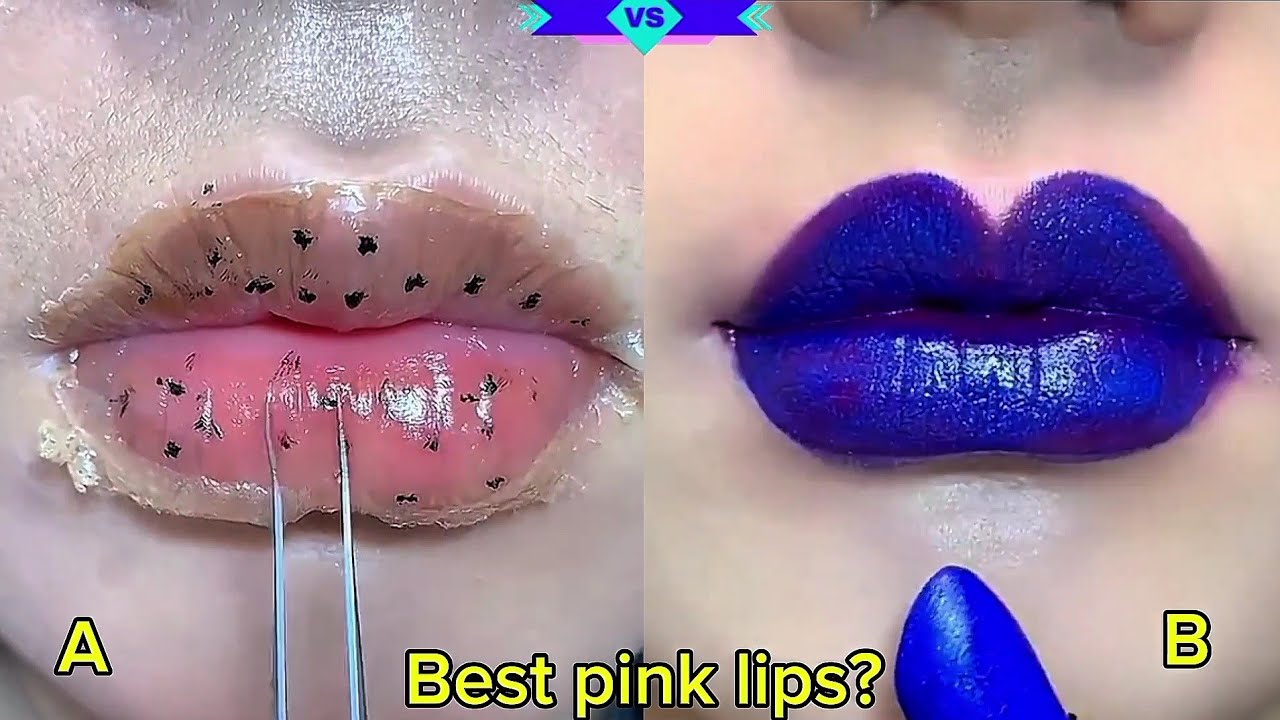 A vs B Lip Battle | 6 Lipstick & Gloss Rounds or Which Lip Look Wins? A vs B Challenge | 6 Rounds