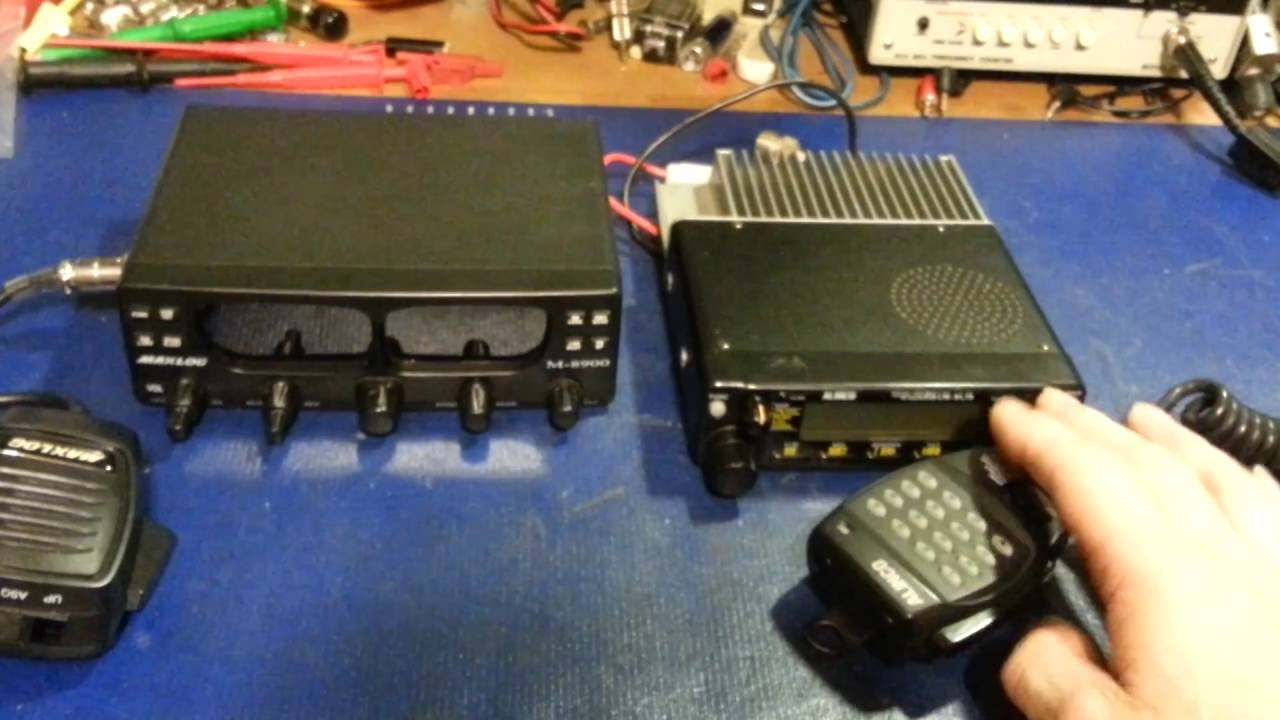Maxlog M8900 and Alinco DR-605 dual band radios in for repair