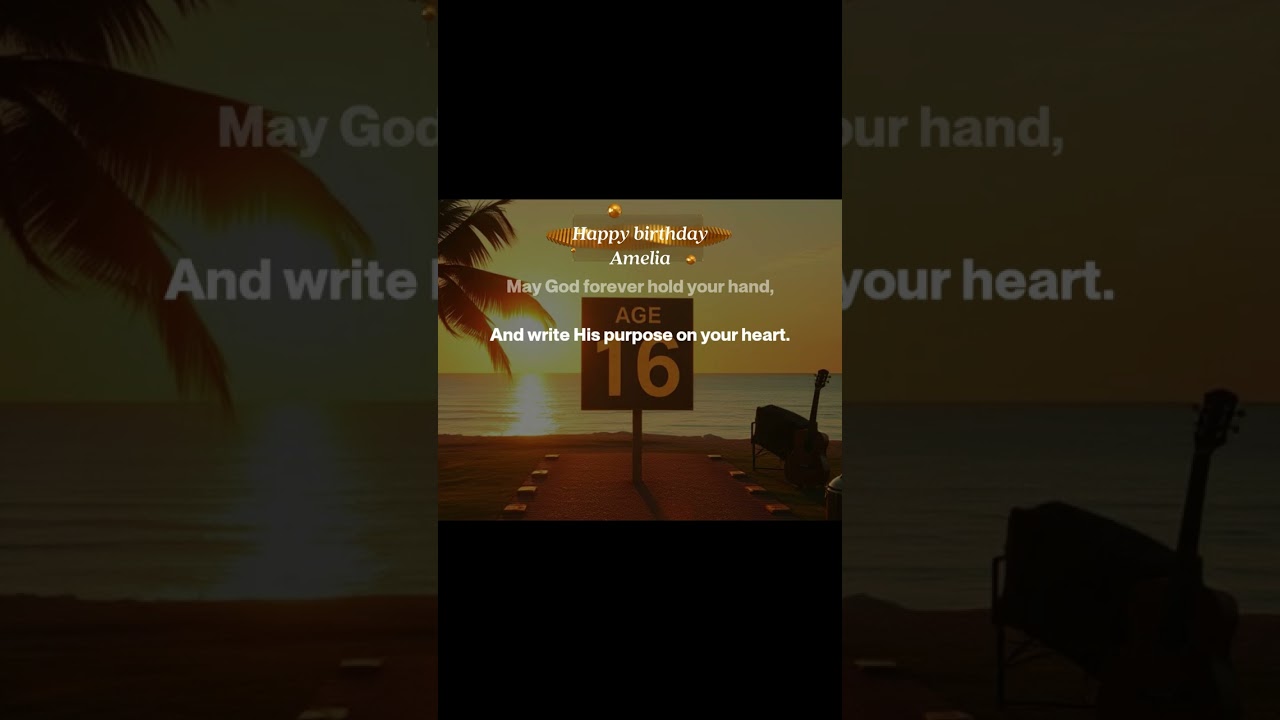 Happy Birthday Amelia