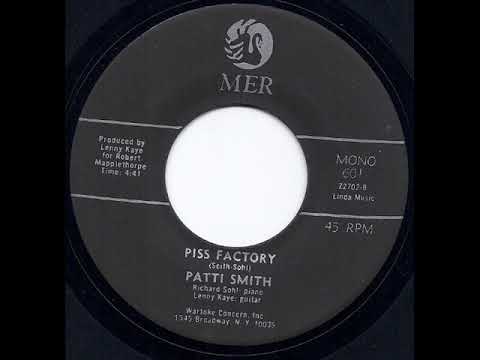 Patti Smith MER 1977 *Piss Factory*