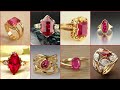 Most stunning and out class Ruby rings Ruby and Diamond rings bermese Ruby Rings scalloped Ruby idea