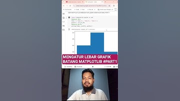Mengatur Lebar Grafik Batang bagian 1 #kuliahdatasains #tutorialpython #datasains #fyp
