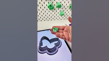 Designing a butterfly clay cutter on my iPad 🦋 #earrings #crafts #3dprinting #diy #clay #shapr3d