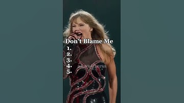 Rank these Taylor Swift songs without knowing what’s next