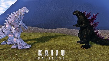 Millennium Godzilla vs RPO Mechagodzilla Battle | Kaiju Universe