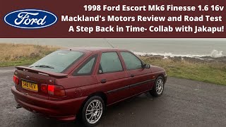 1998 Ford Escort Mk6 Finesse 1.6 16v. Review and Road Test Collab with Jakapu! A Step Back In Time