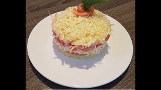 Нежный салат с сёмгой\Delicate salad with salmon Нежный салат с сёмгой\Delicate salad with salmon