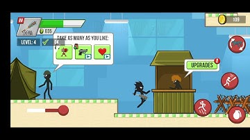 Stickman Vs Zombie - Gameplay Walkthrough Part 2 - Chapter 2 - Supermarket