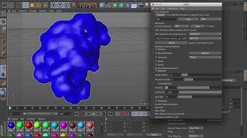 Simplified Molecular Surfaces: making a puffy ribosome in ~3minutes