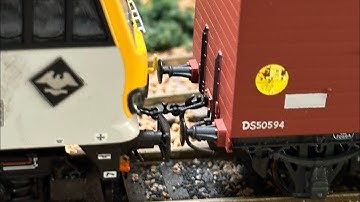 Realistic Model Railway coupling using Screw link coupling