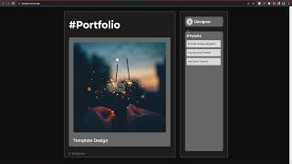 Portfolio or Personal Blog (VueJs, NodeJs, PostgreSQL)