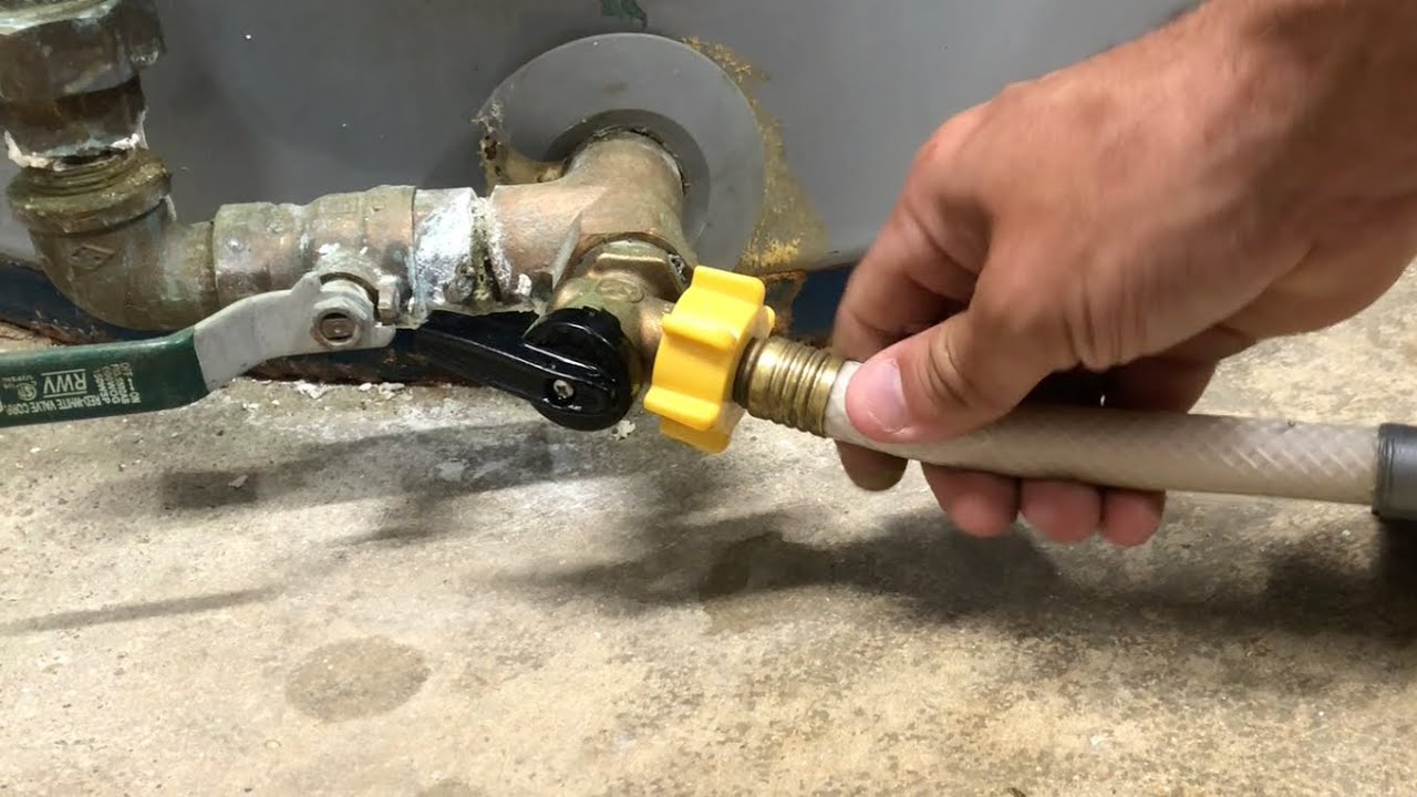 How To Flush A Water Heater YouTube