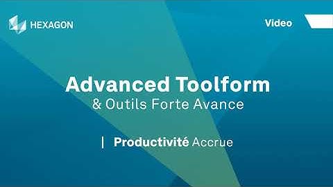 Advanced Toolform - Outils Forte Avance [FR] | WORKNC