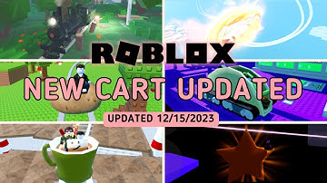 Roblox | Create a Cart Ride | New Carts Updated 12/15/2023 | Don’t use unstuck me ❌ #18