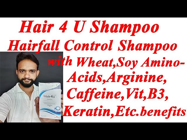 Glenmark Hair 4 U Shampoo for hairfall control |With Caffeine Advantages  |Biofluence Therapeutic - YouTube