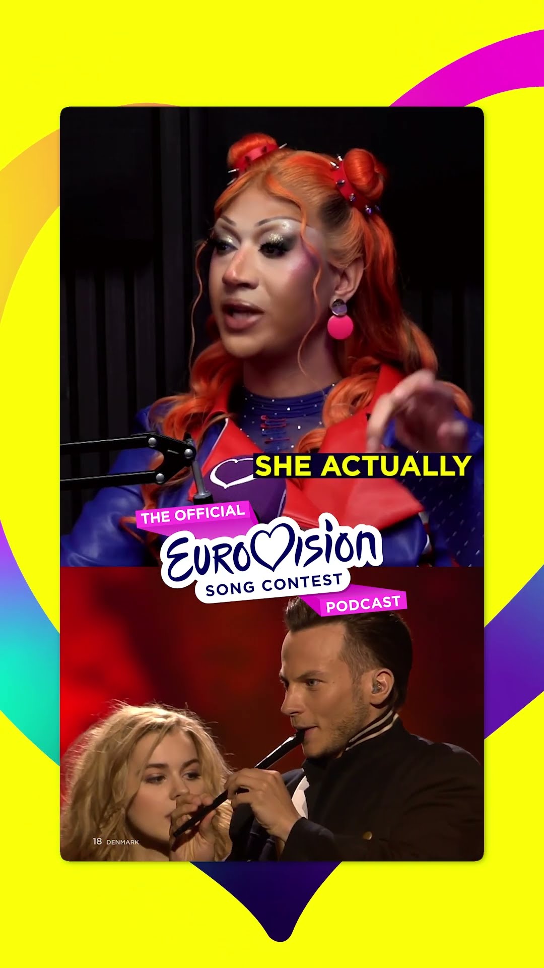 Tia Kofi joins Steve Holden on the first episode of his run-up to Basel ??✨ #Eurovision2025