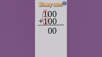 100+100 in bin #education #shorts #mathstricks #binary