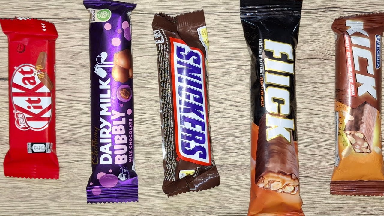 ASMR Most Popular Candys / some lots of colorful rainbow lollipop candy / unpacking chocolate eat