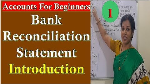 42. "Bank Reconciliation Statement" Chapter Introduction from Financial Accounting  - Don